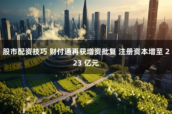 股市配资技巧 财付通再获增资批复 注册资本增至 223 亿元