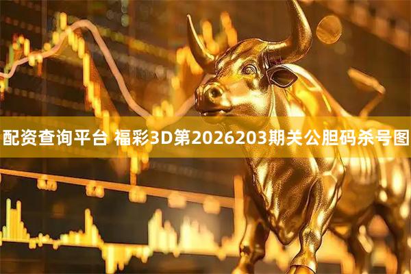 配资查询平台 福彩3D第2026203期关公胆码杀号图